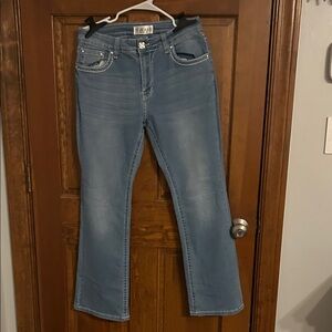 YMI Women's Light Blue Boot Cut Jeans